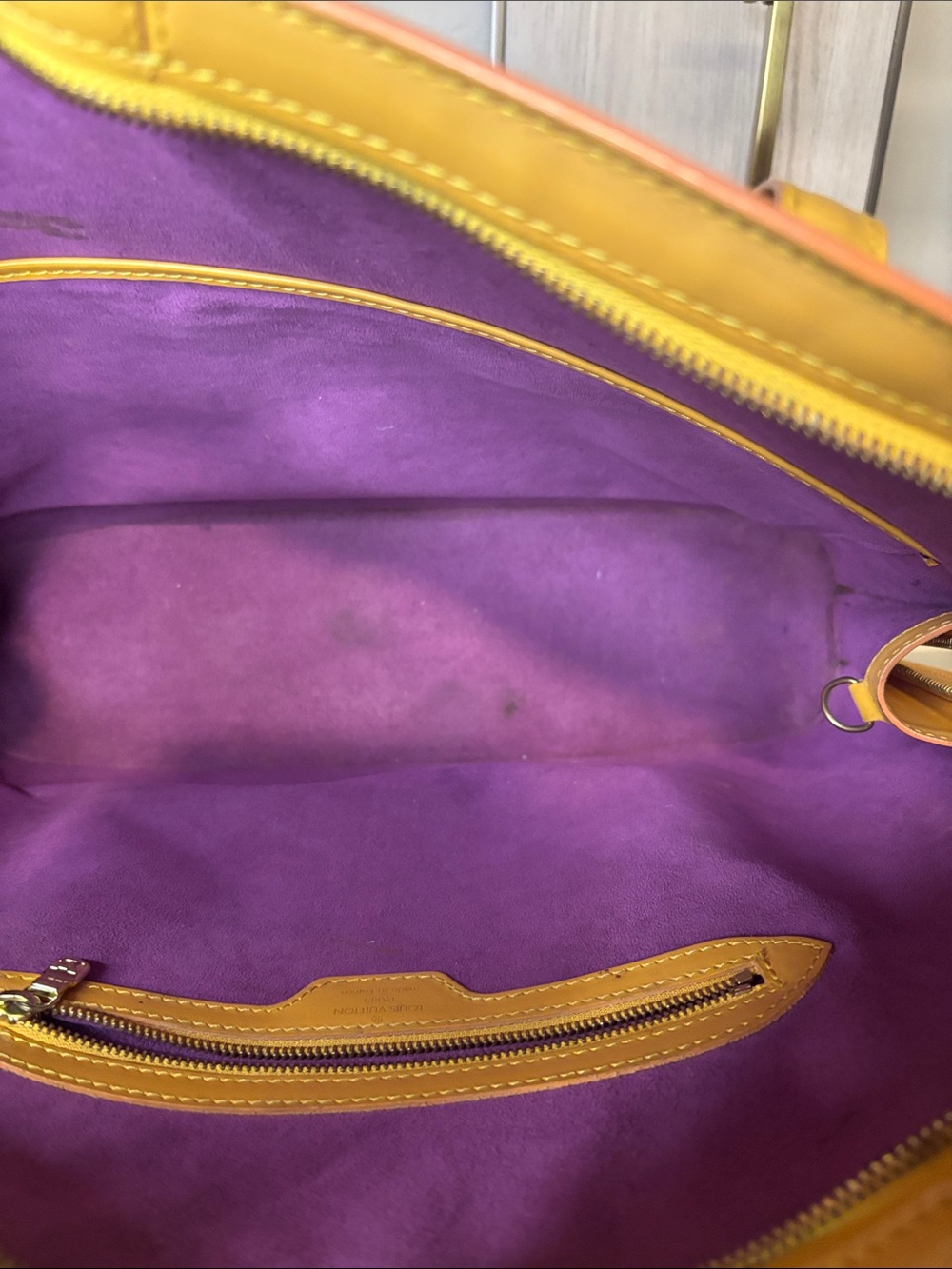 Final Price Louis Vuitton Yellow Epi Leather Shoulder Bag w/COA - Picture 10 of 16